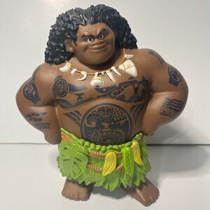 Disney Moana Mega Maui Plastic Doll Action Figure 8.5”